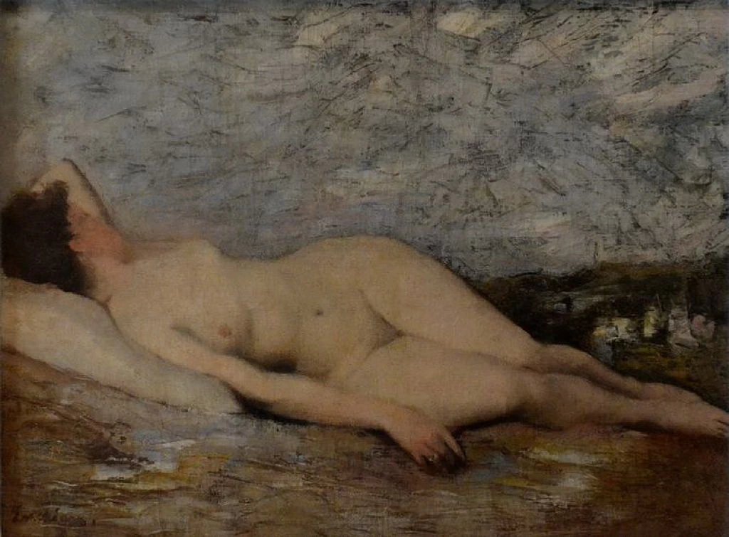 Nudo disteso nel paesaggio - Museo Nazionale Brukenthal di Sibiu